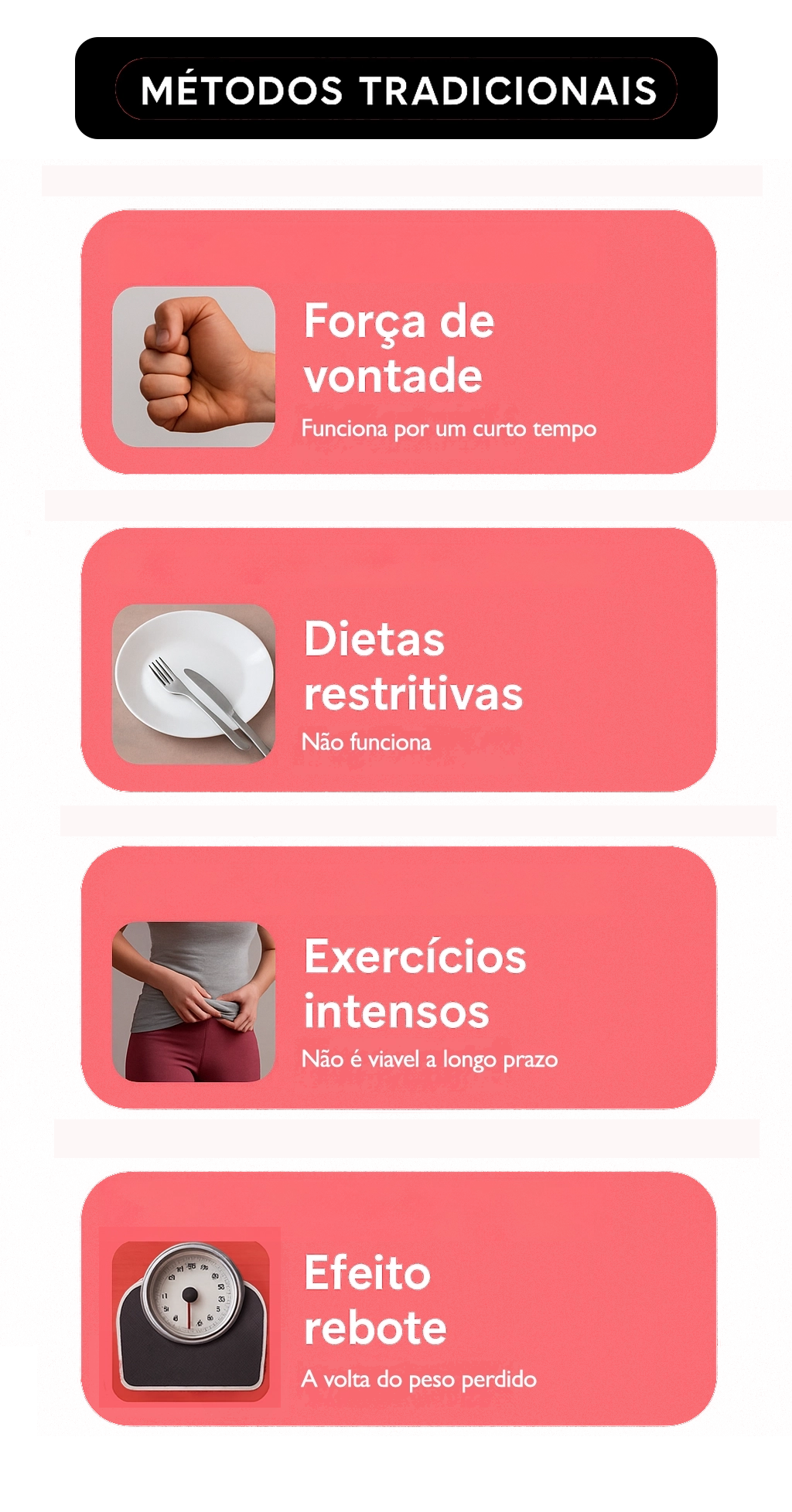 Métodos tradicionais