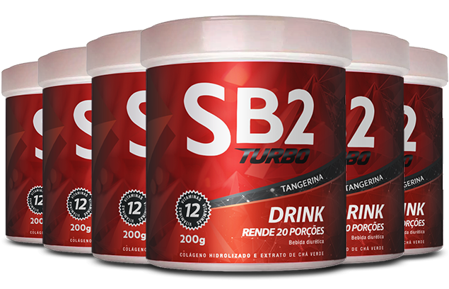 Kit 6 unidades SB2 Turbo Drink