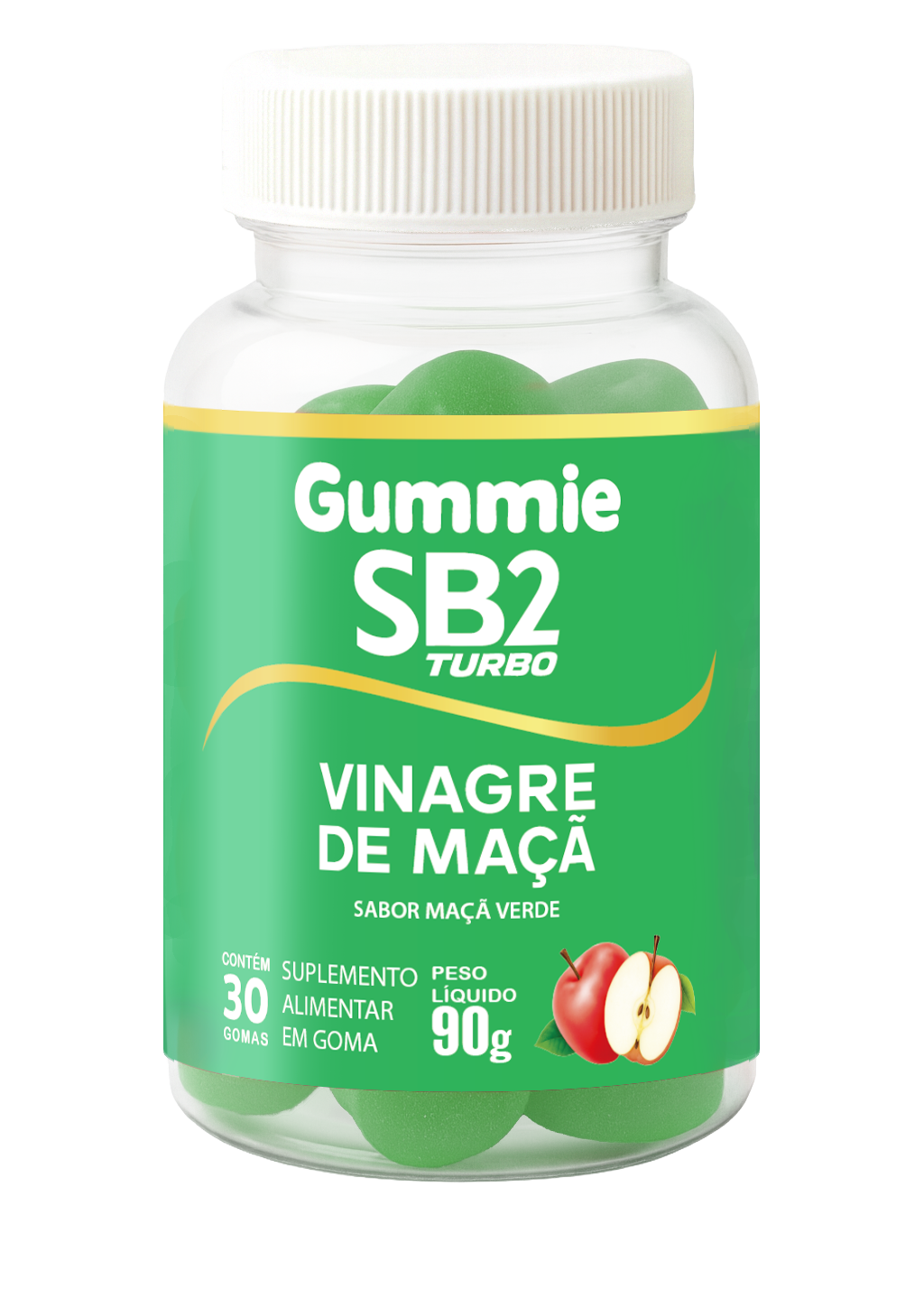 1 unidade SB2 Turbo Gummies